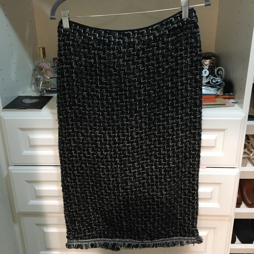 Eva Mendez Tweed work skirt